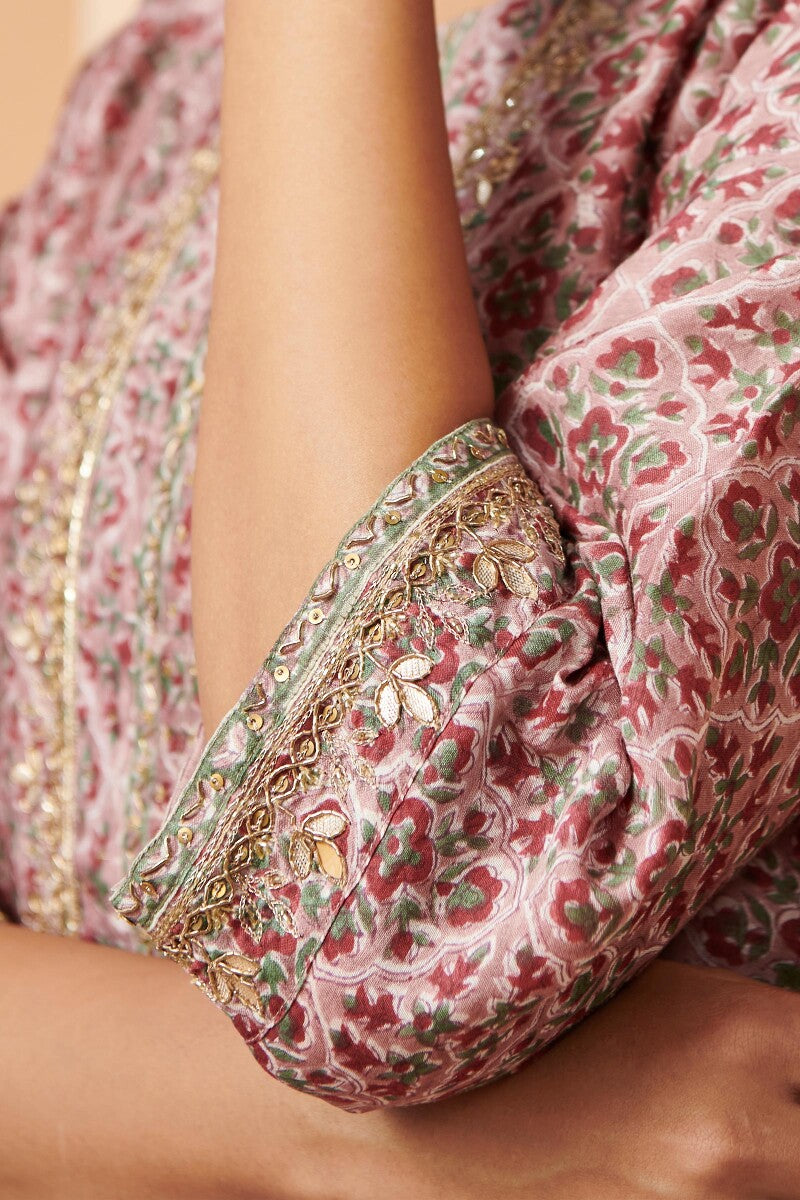 Shirin Zarina Sanganeri Chanderi Kurta