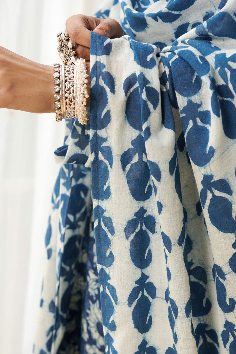 Nurtaj Rehmat Indigo Dupatta