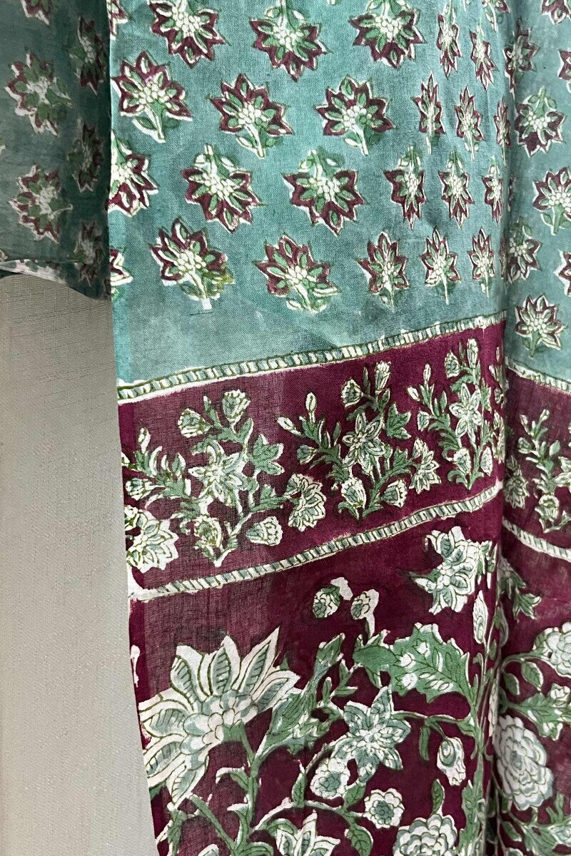 Green Sanganeri Dupatta