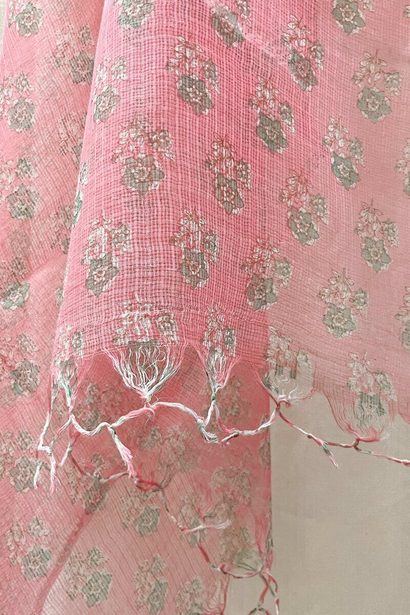 Pink Sanganeri Dupatta