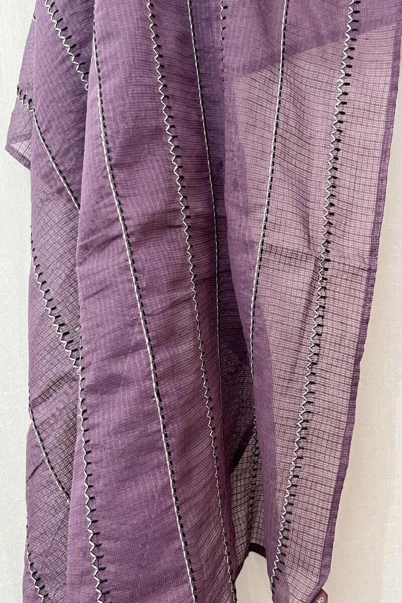 Purple Kota Dupatta