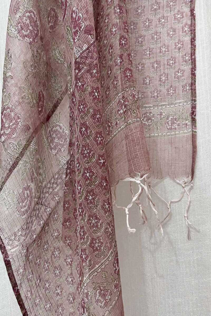 Brown Sanganeri Dupatta