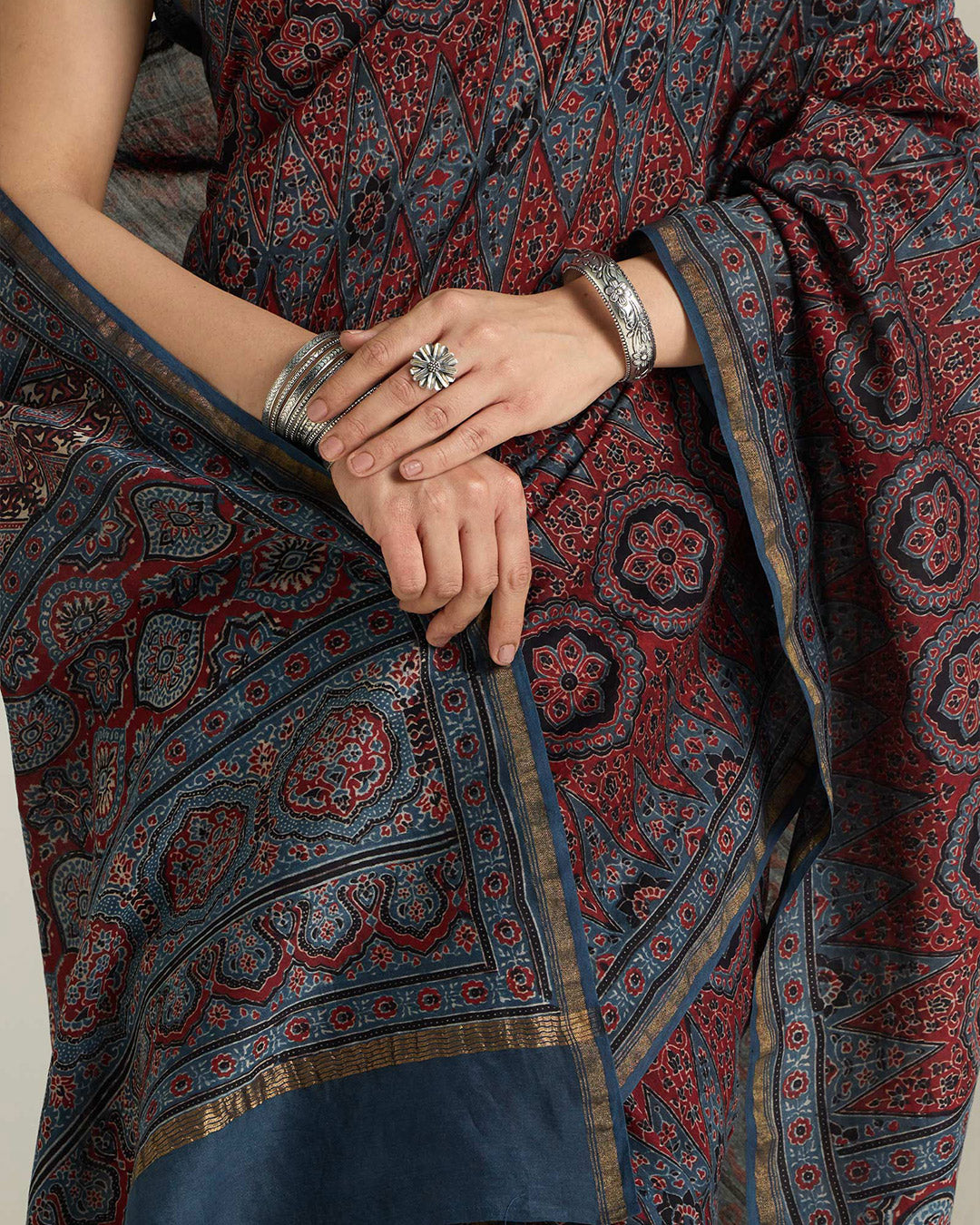 Surplus: Sehra Rumi Ajrakh Chanderi Saree