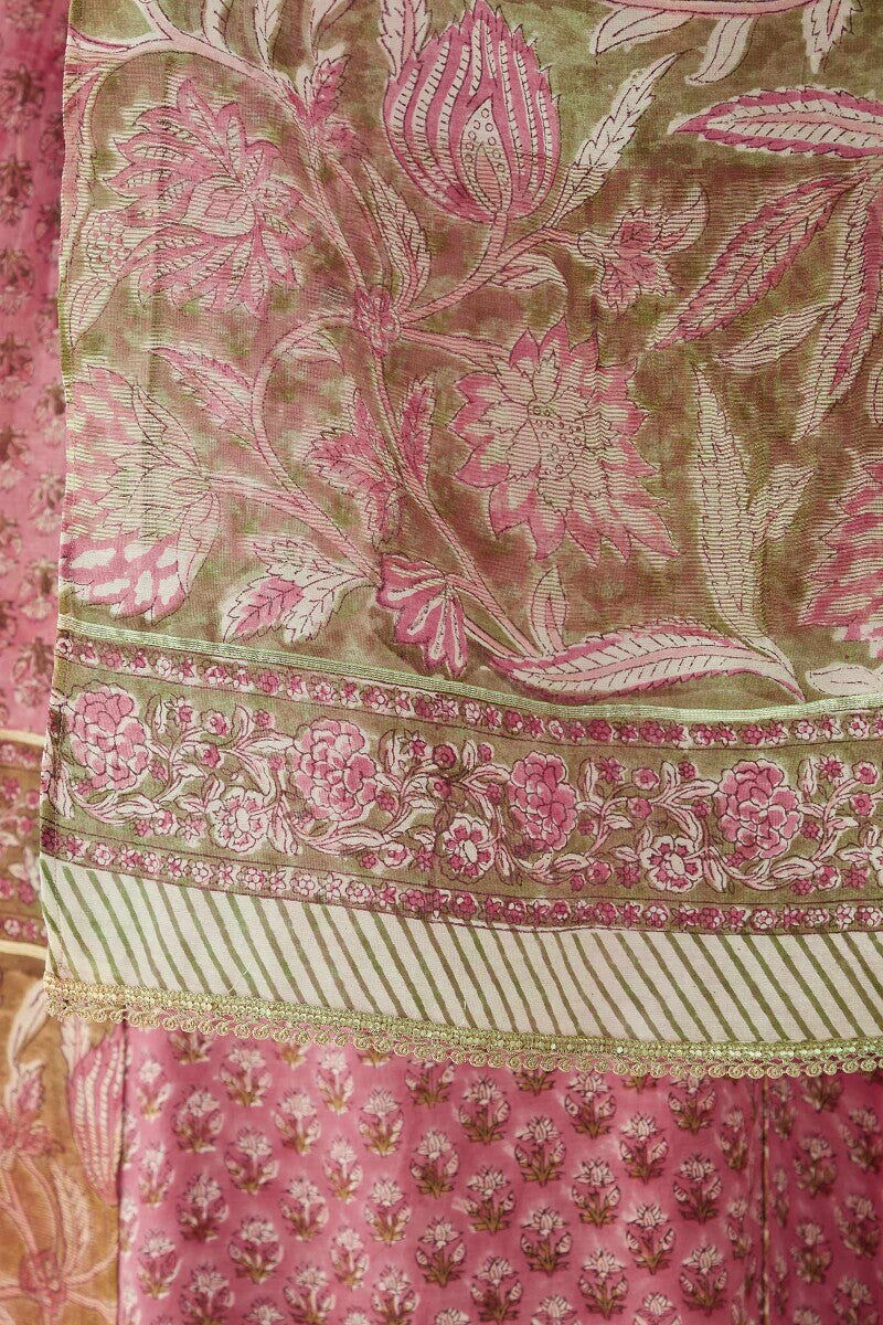 Mehrunissa Firosa Chanderi Dupatta