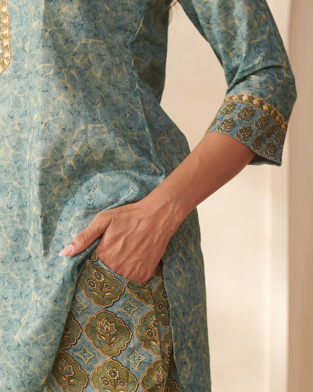 Rangrez Farhin Blue Co-Ord Set