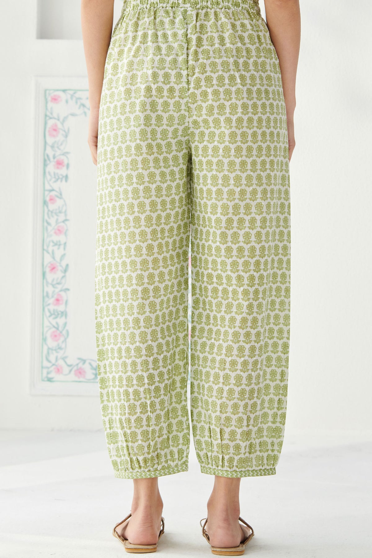 Gulbahar Mehreen Sanganeri Izhaar Pants
