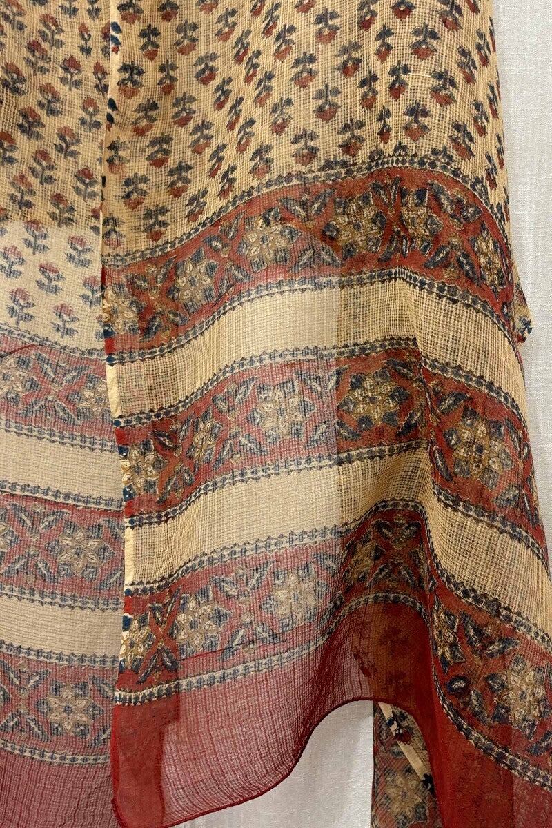 Beige Kota Dupatta