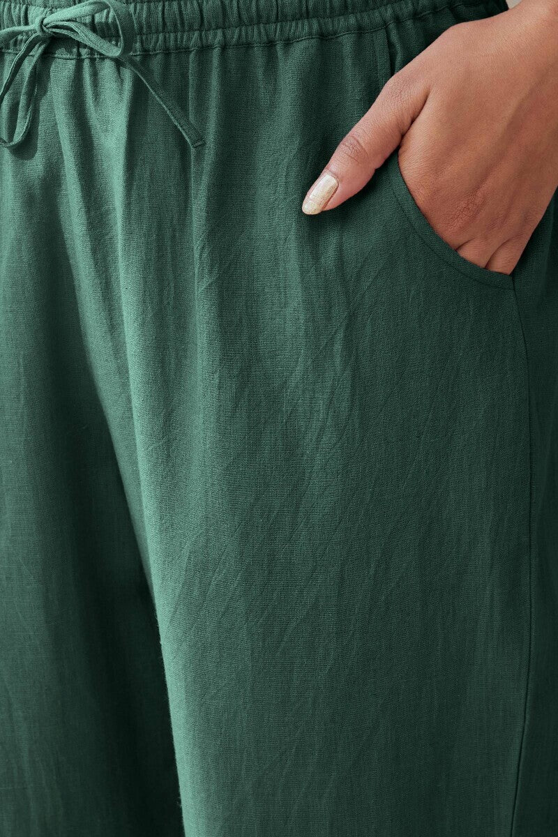 Roza Seher Jade Green Narrow Pants