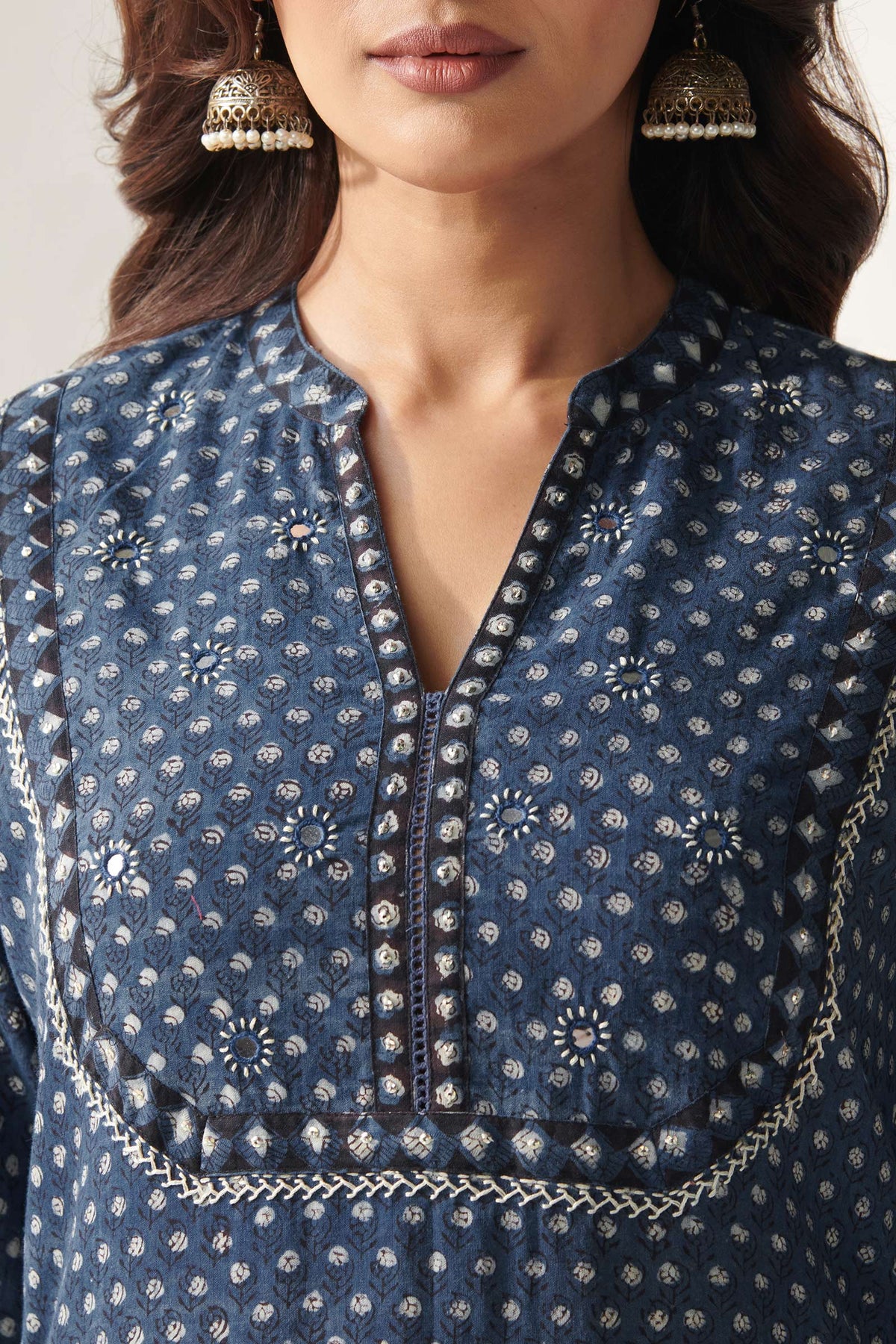 Surplus: Sehra Simar Bagru Kurta