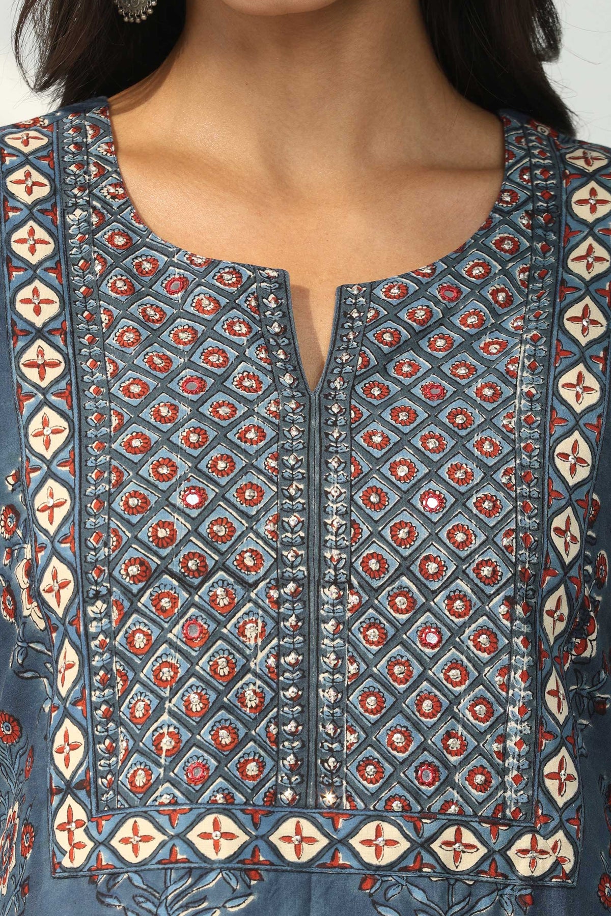 Sehra Wahida Bagru Kurta
