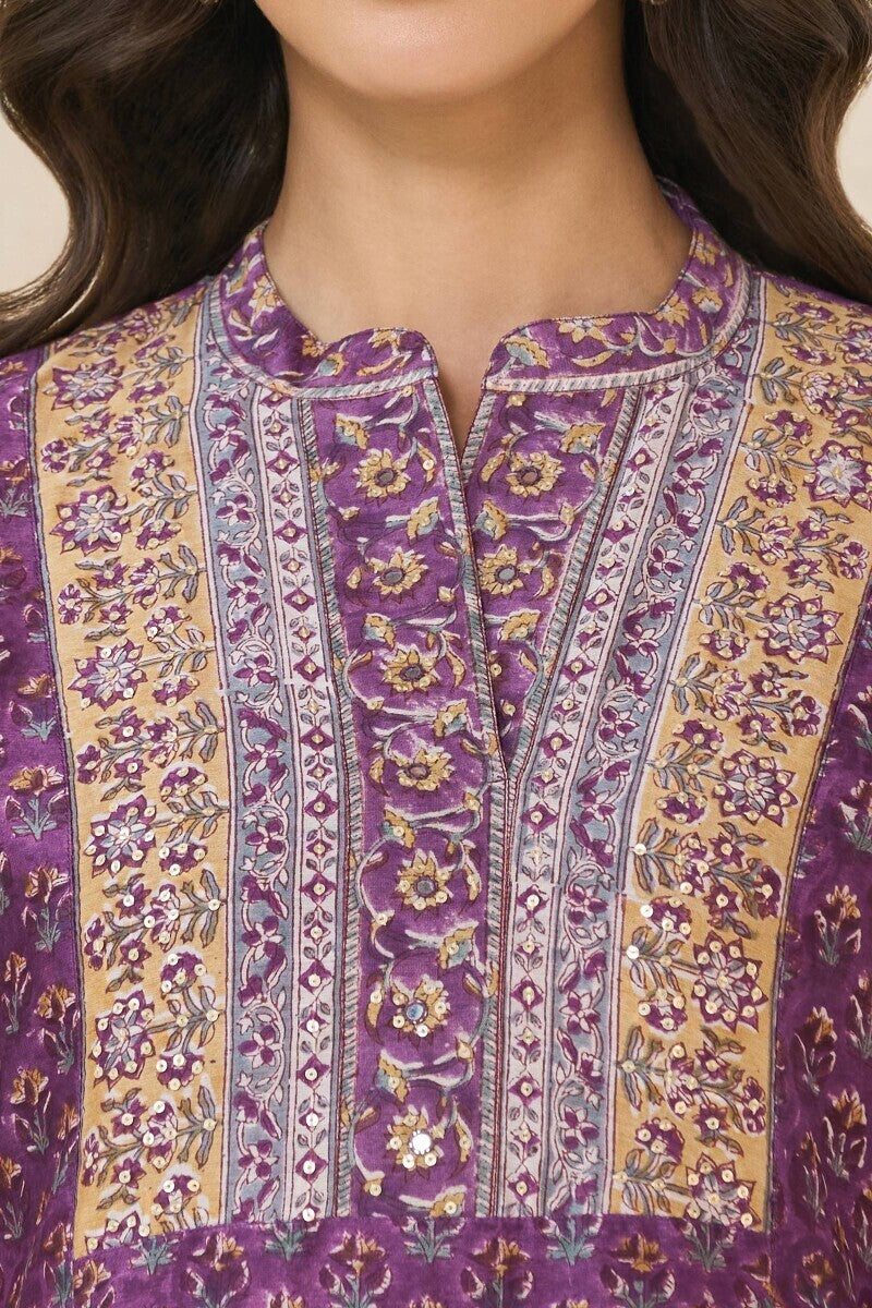 Mehrunissa Gulnaaz Chanderi Kurta