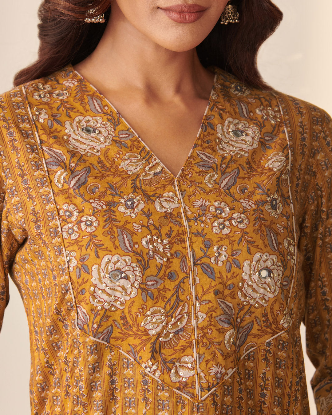Gauhar Shahida Sanganeri Kurta