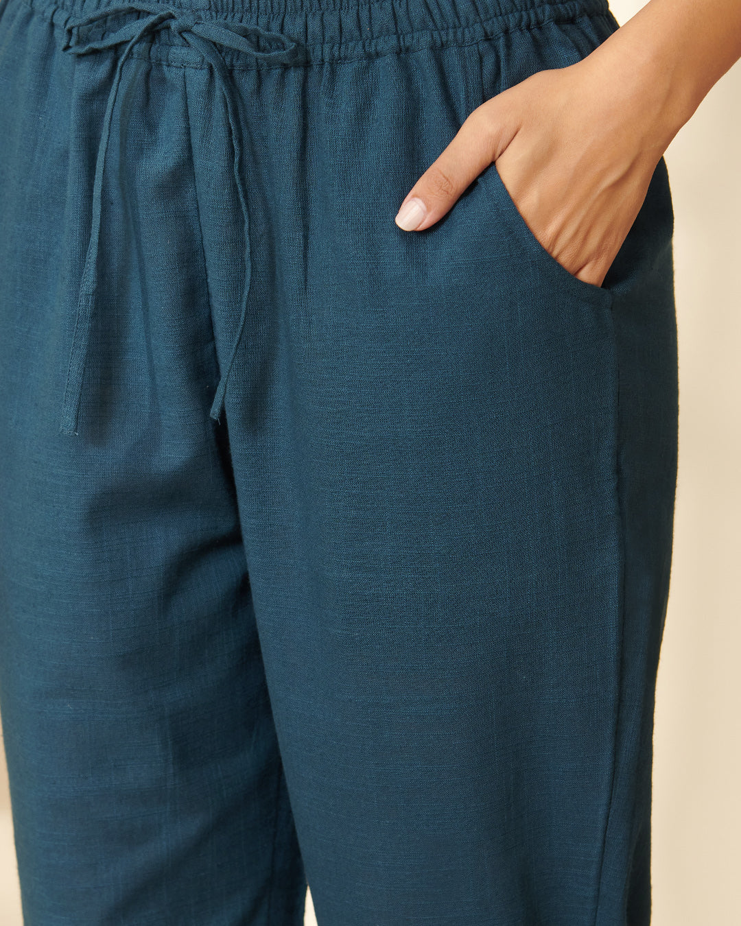 Roza Amina Blue Narrow Pants