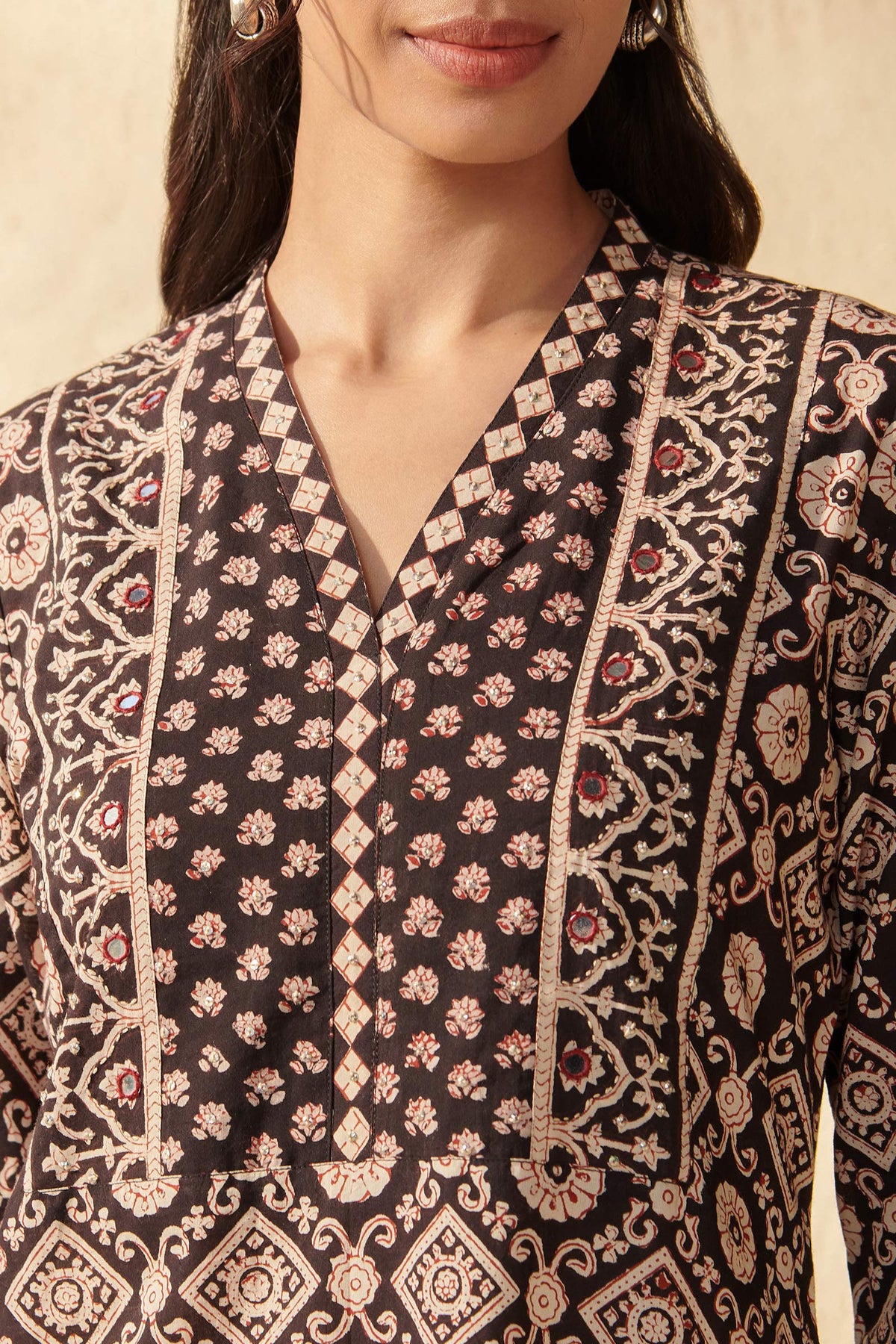 Sehra Alisha Bagru Kurta