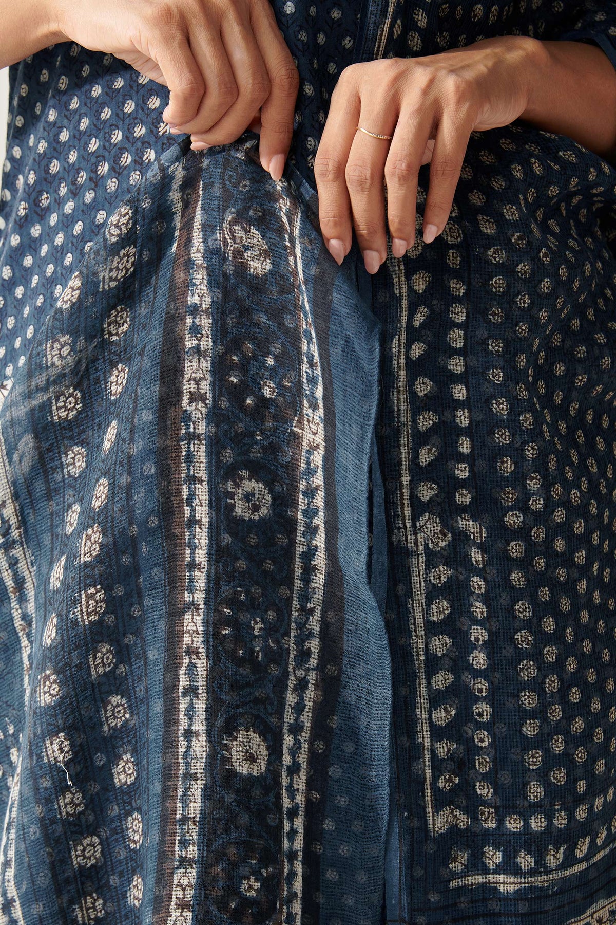 Sehra Simar Bagru Dupatta