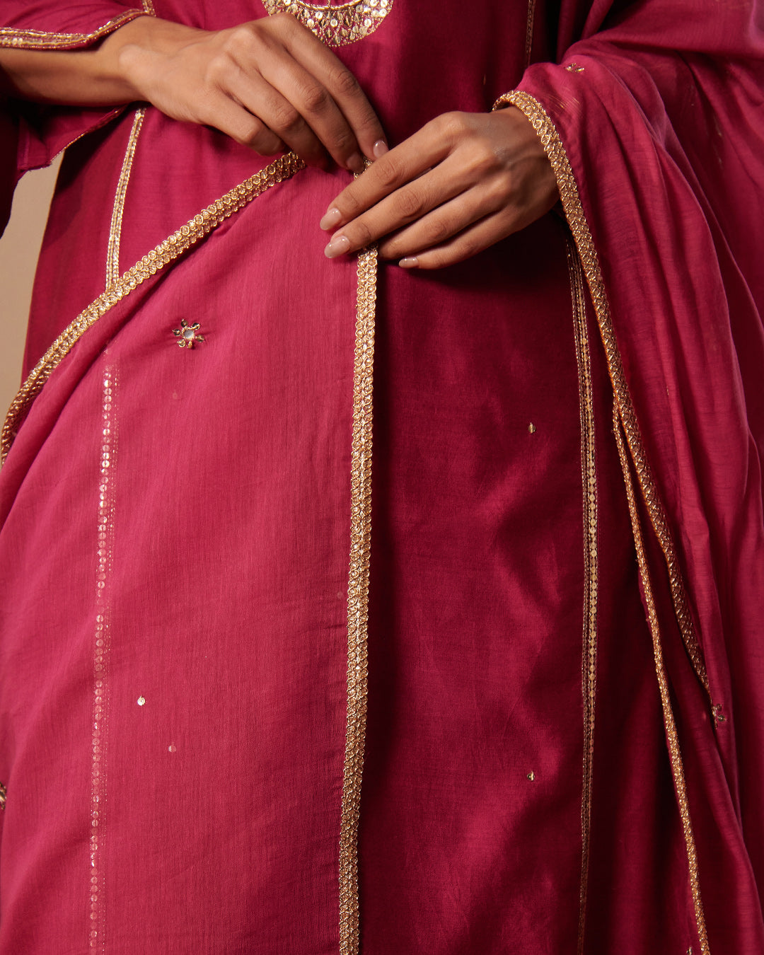 Roshanara Maisha Rani Pink Dupatta