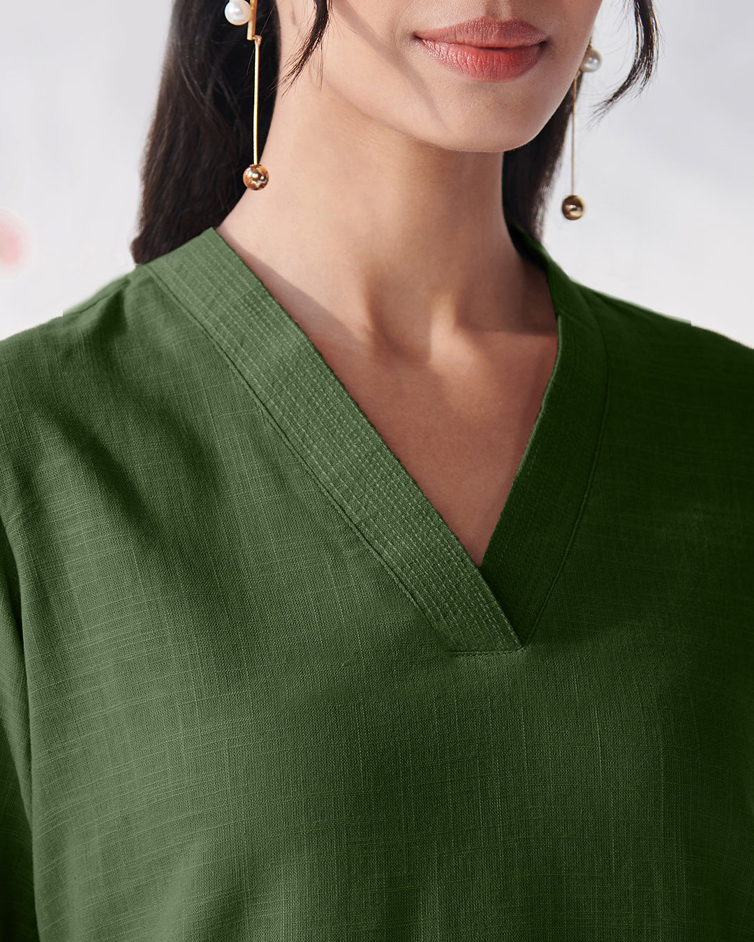 Roza Tara Forest Green Kurta