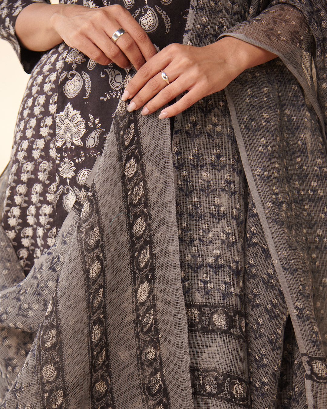 Sehra Farhat Bagru Dupatta