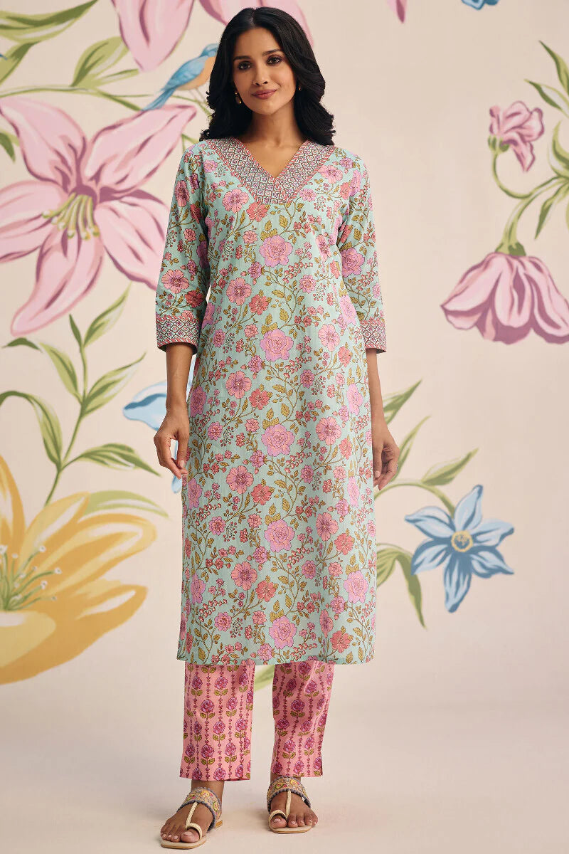 Surplus: Gulraiz Kainat Sanganeri Kurta