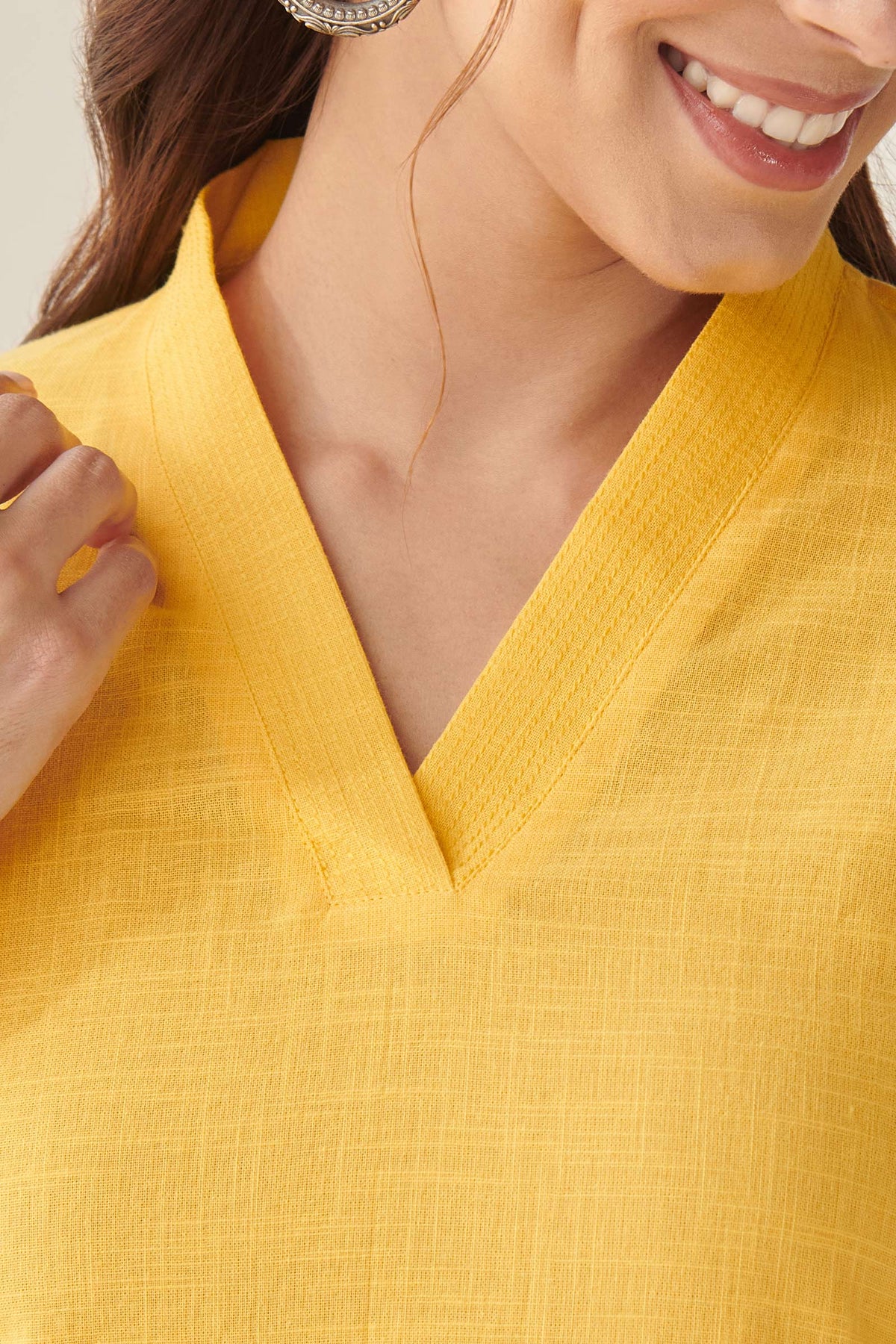 Roza Nadira Yellow Kurta