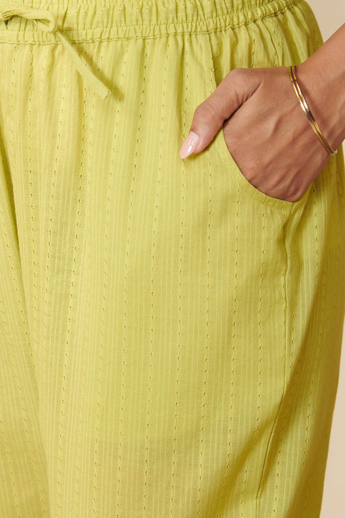 Roza Darya Green Narrow Pants