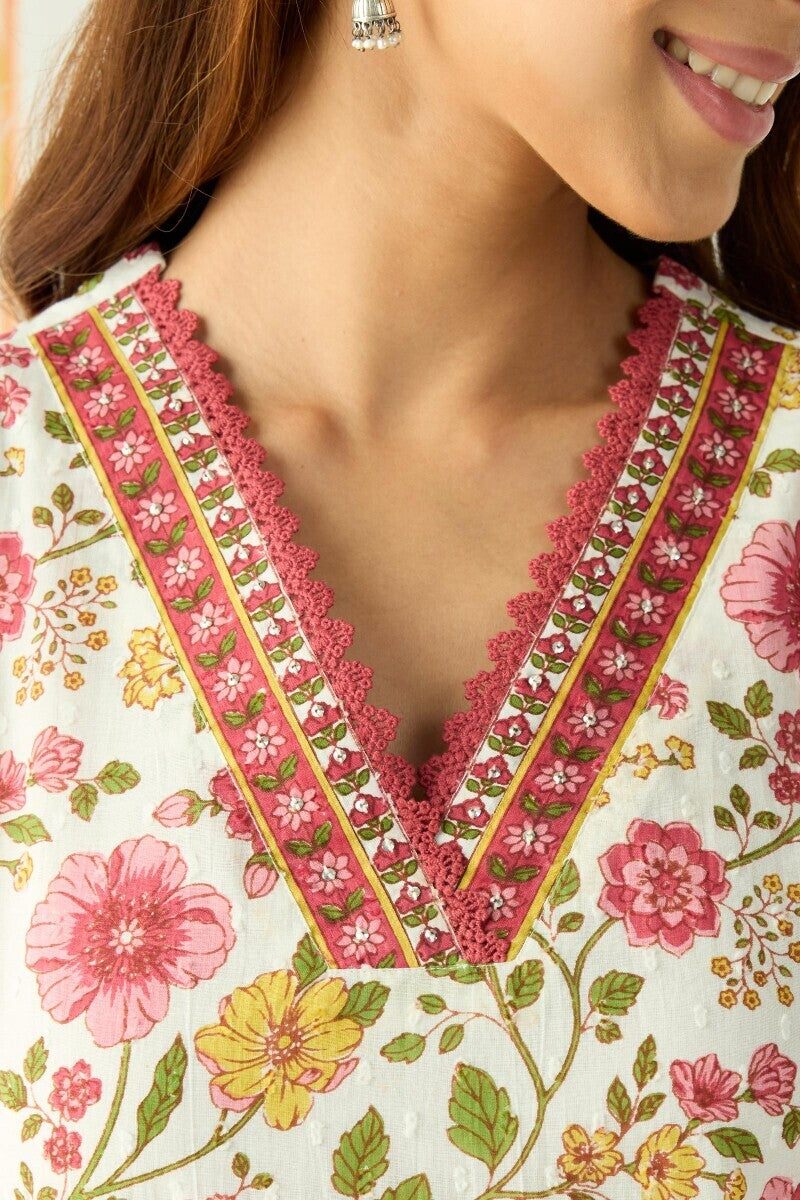 Gauhar Zenia Sanganeri Kurta