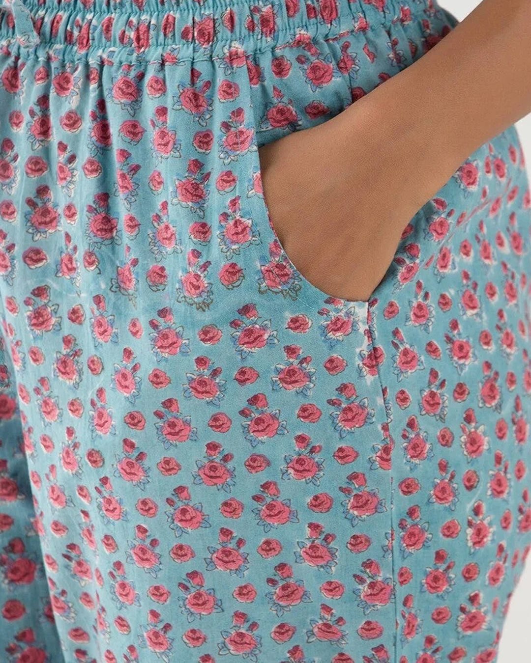 Gulbarg Jia Sanganeri Narrow Pants