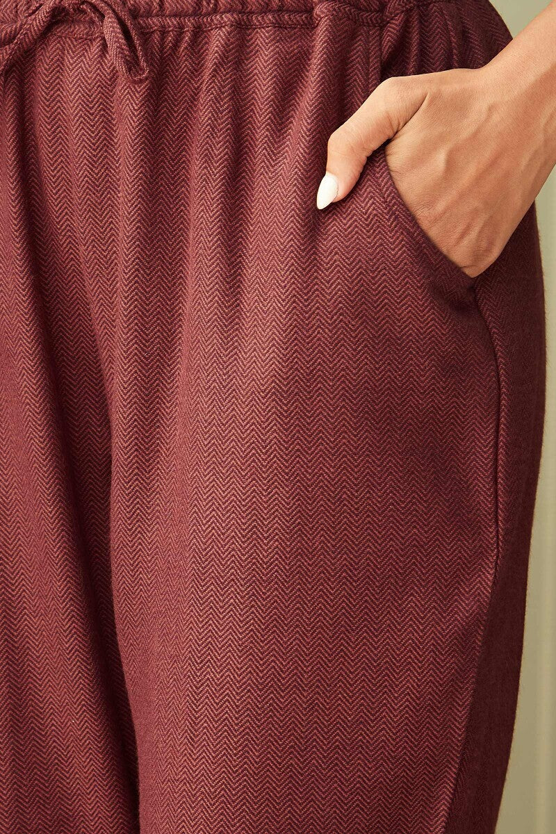 Naadirah Nafisa Faux Wool Narrow Pants