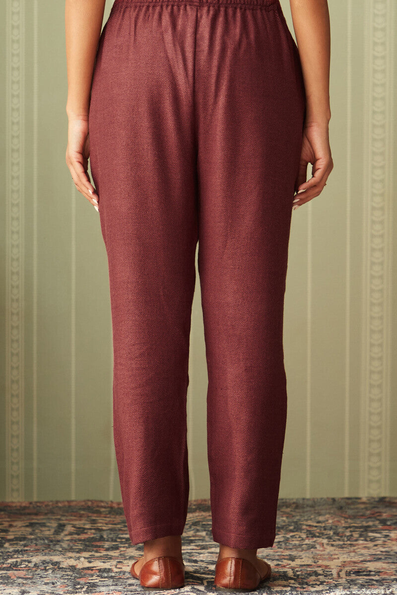 Naadirah Nafisa Faux Wool Narrow Pants