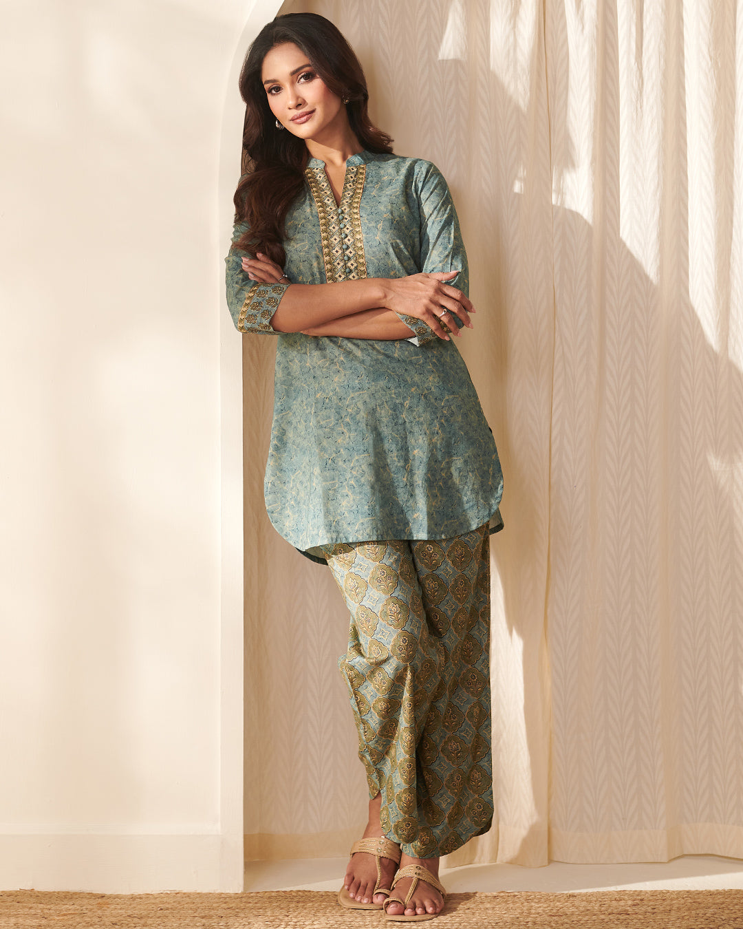Rangrez Farhin Blue Co-Ord Set