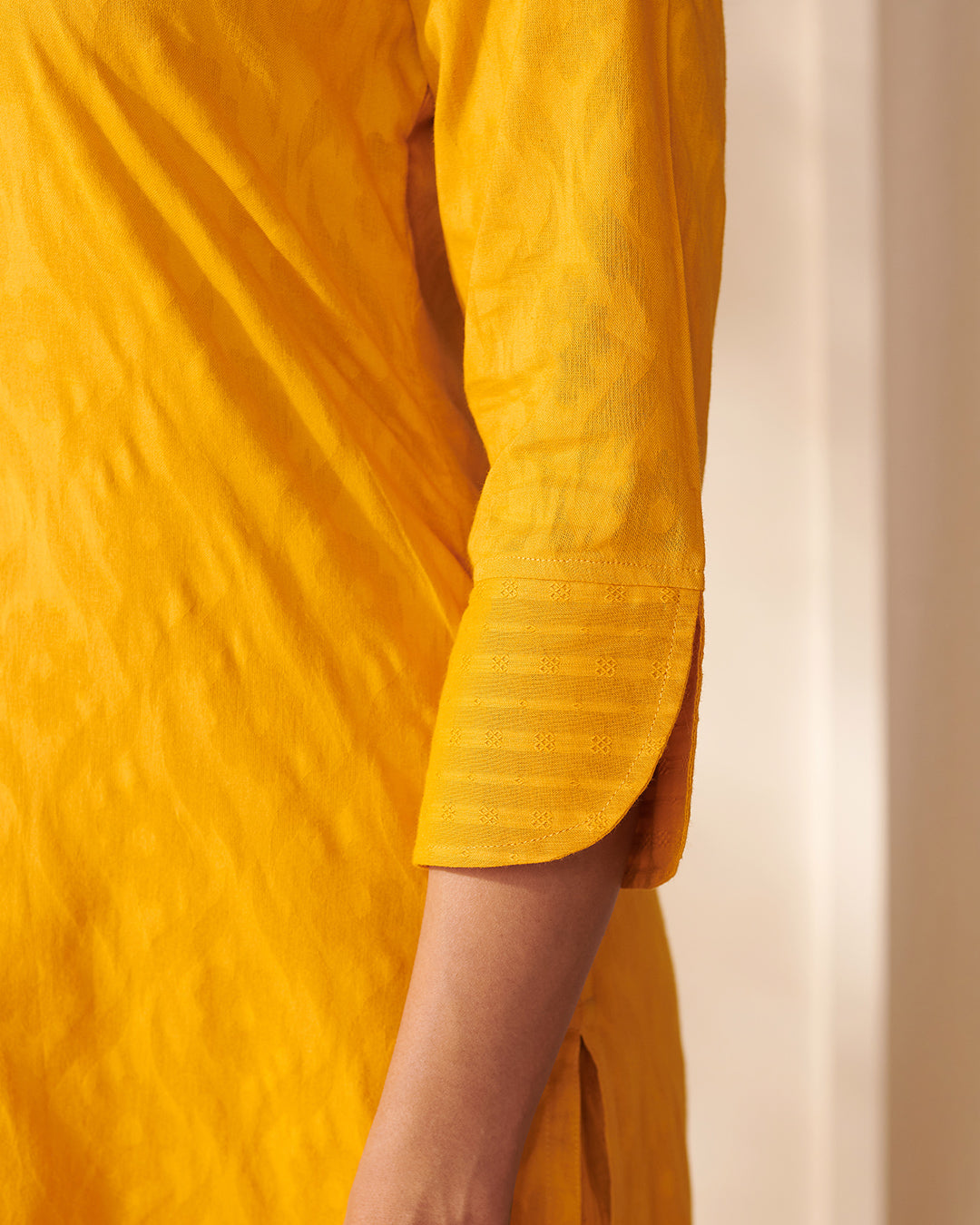 Roza Sanya Surajmukhi Yellow Kurta
