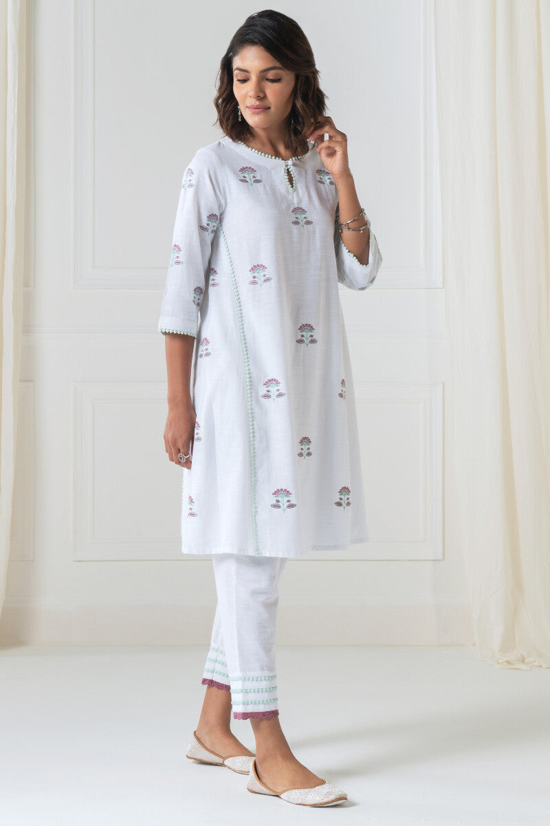 Nazm Adira Handloom Short Kurta