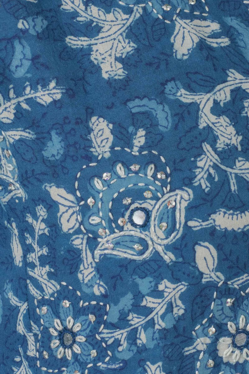 Noor Sahana Indigo Kurta