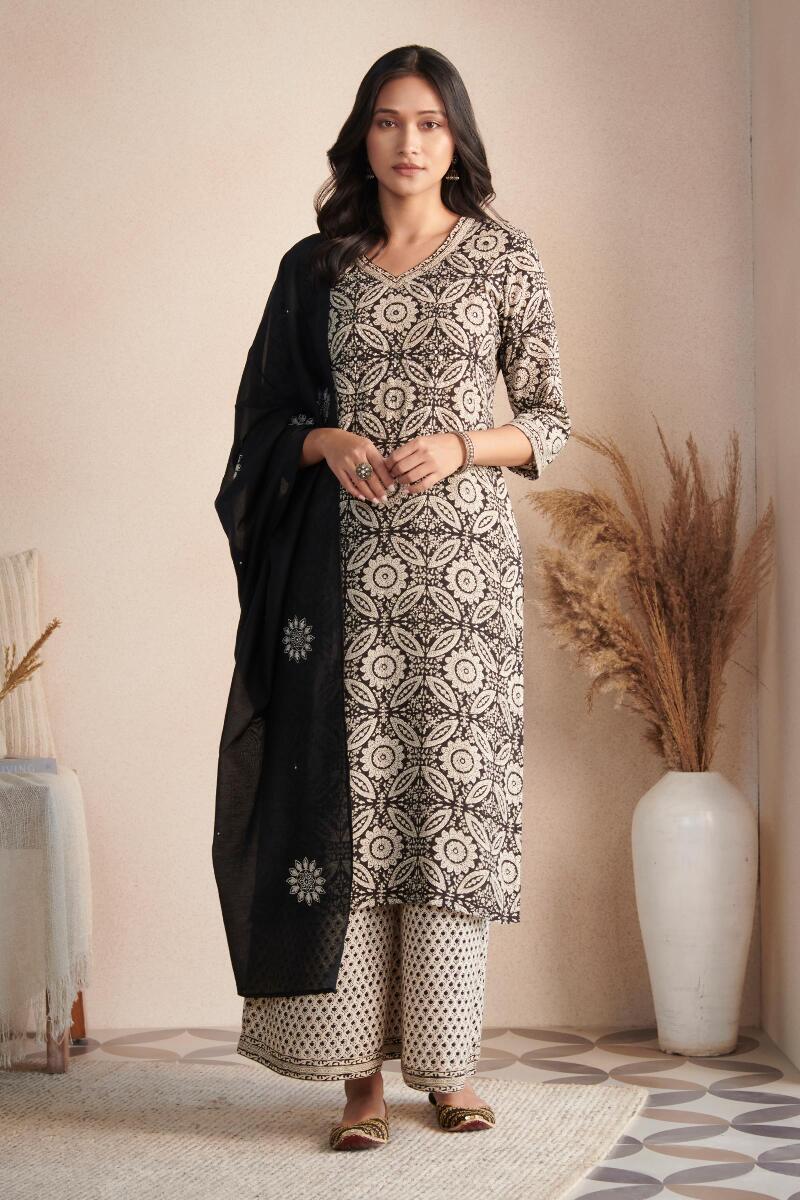 Sehra Sameera Bagru Kurta