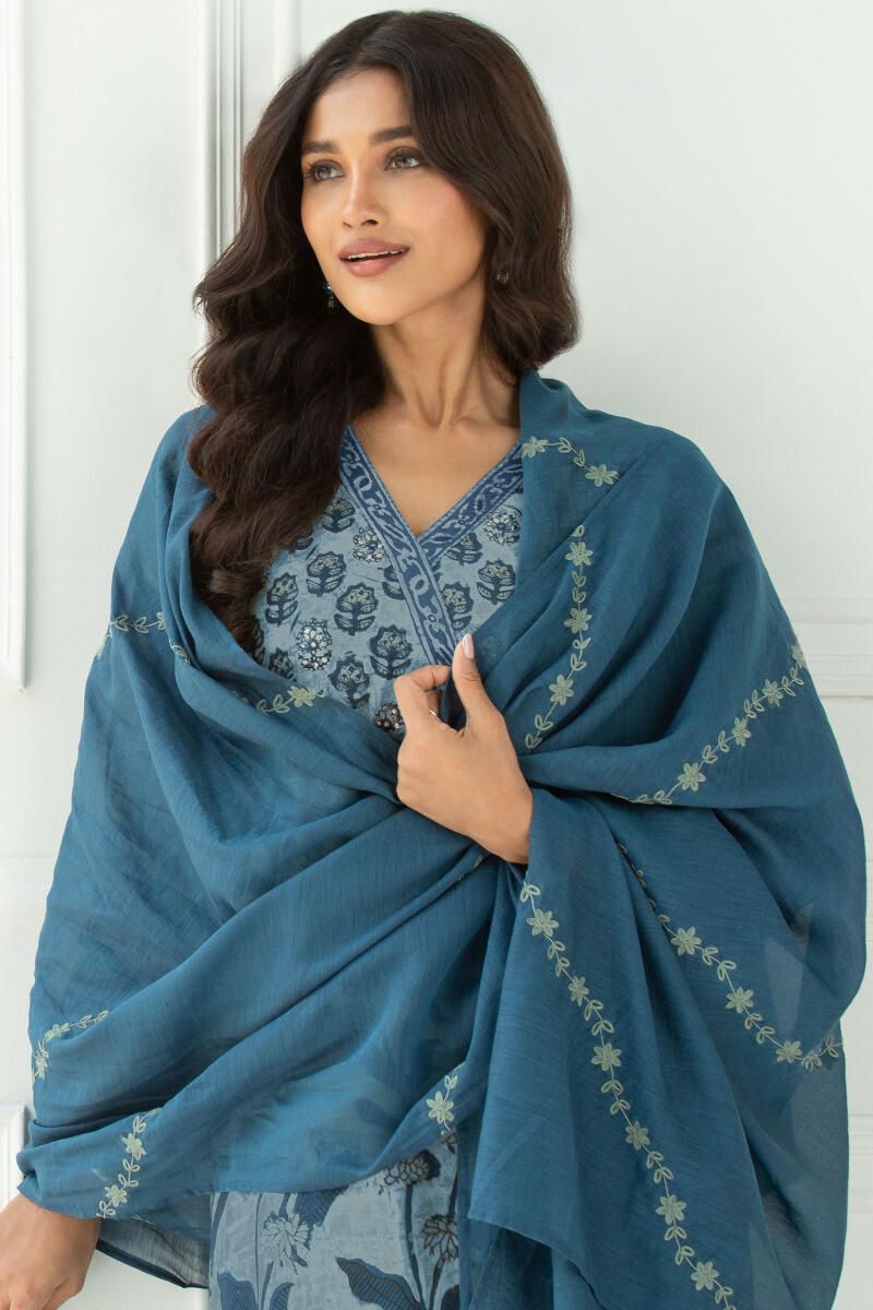 Sehra Zarina Cotton Silk Dupatta