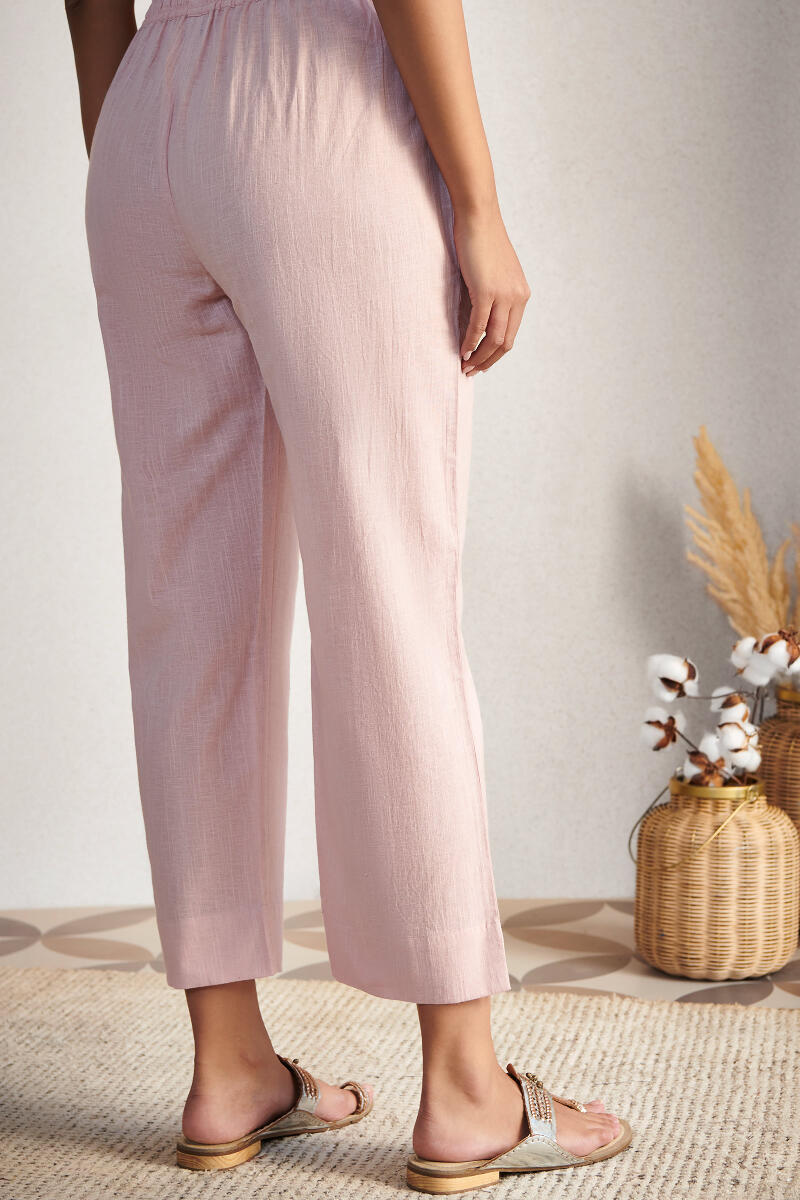 Roza Jia Pink Handloom Pants