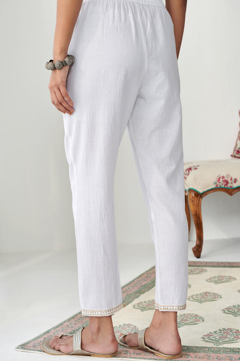 Mirza Zoya Handloom Narrow Pants
