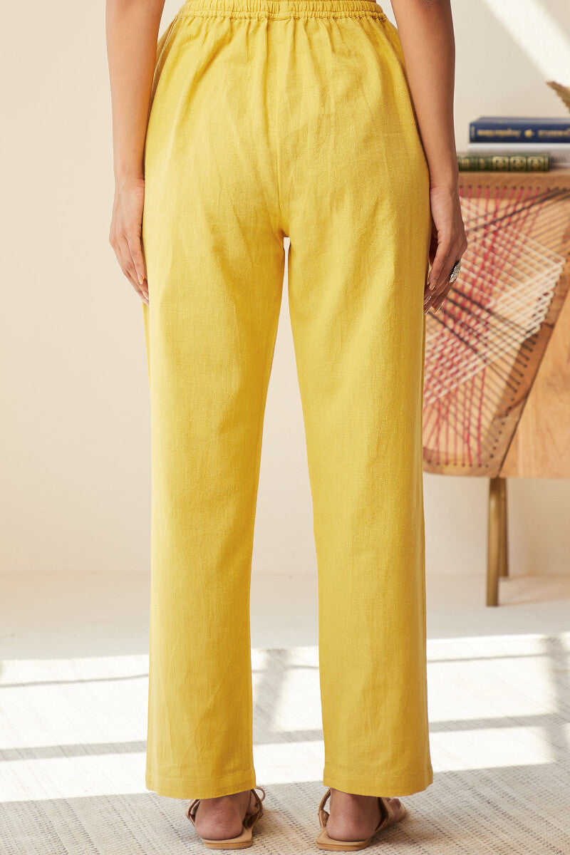 Roza Seher Yellow Pants