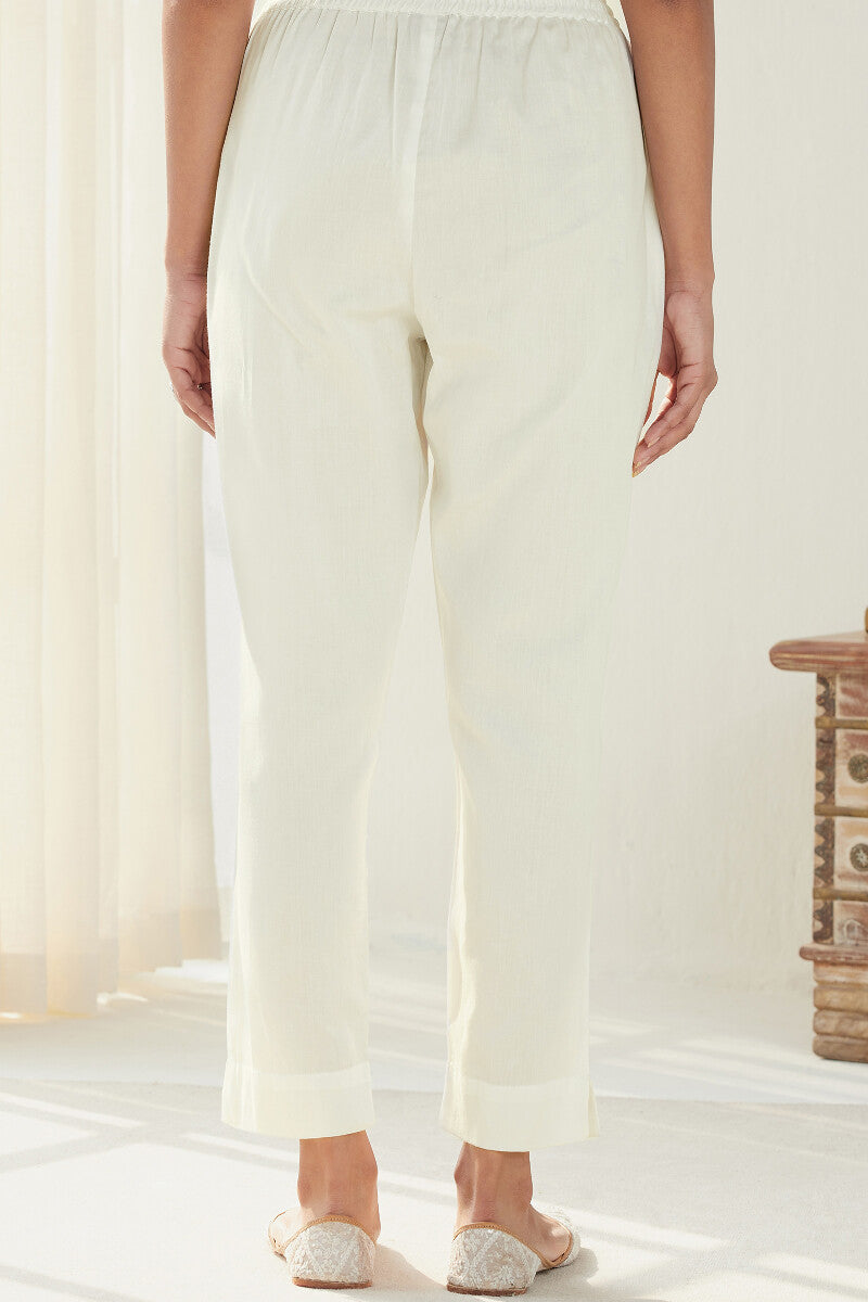 Gauhar Meher White Narrow Pants