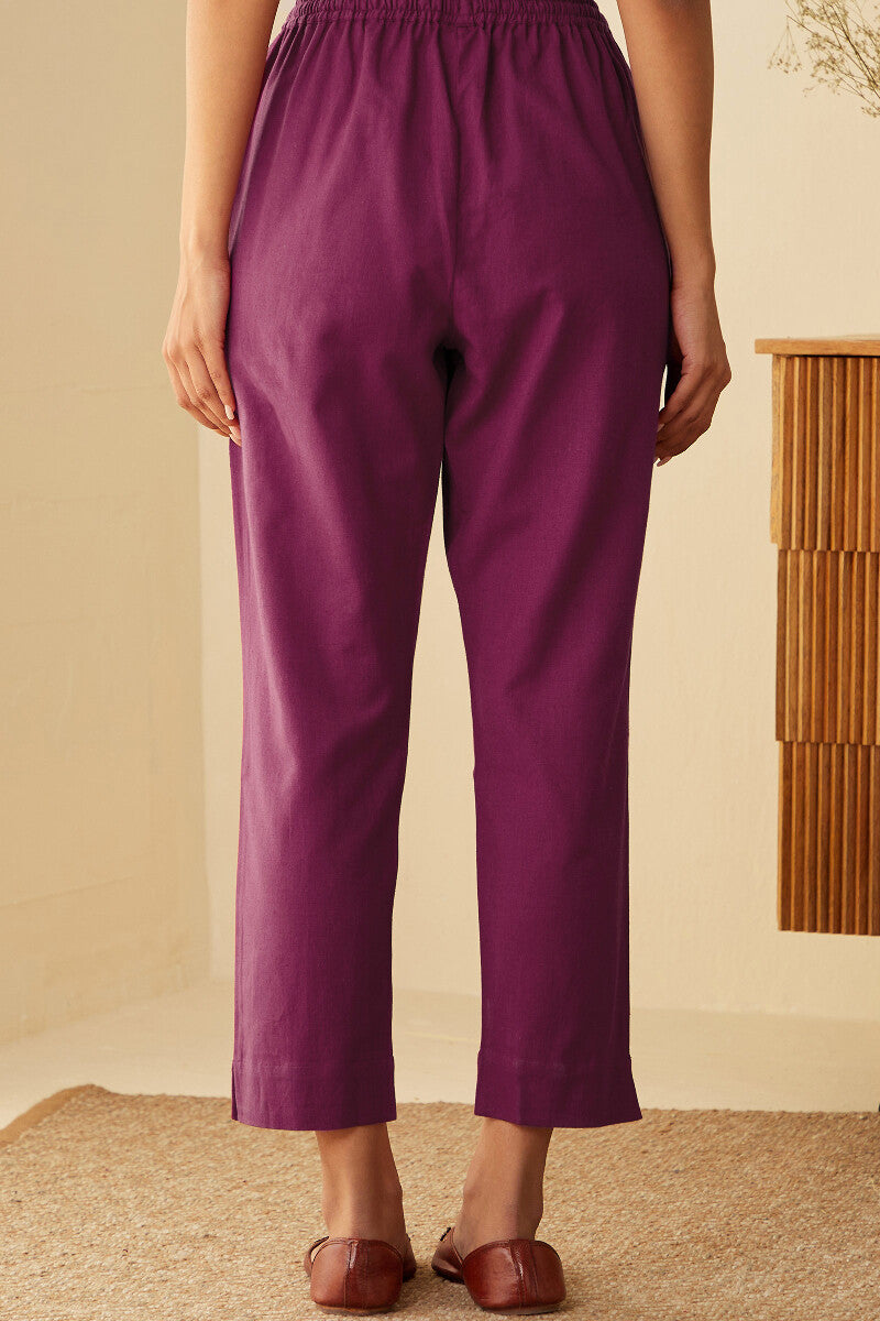 Gulbarg Magenta Narrow Pants