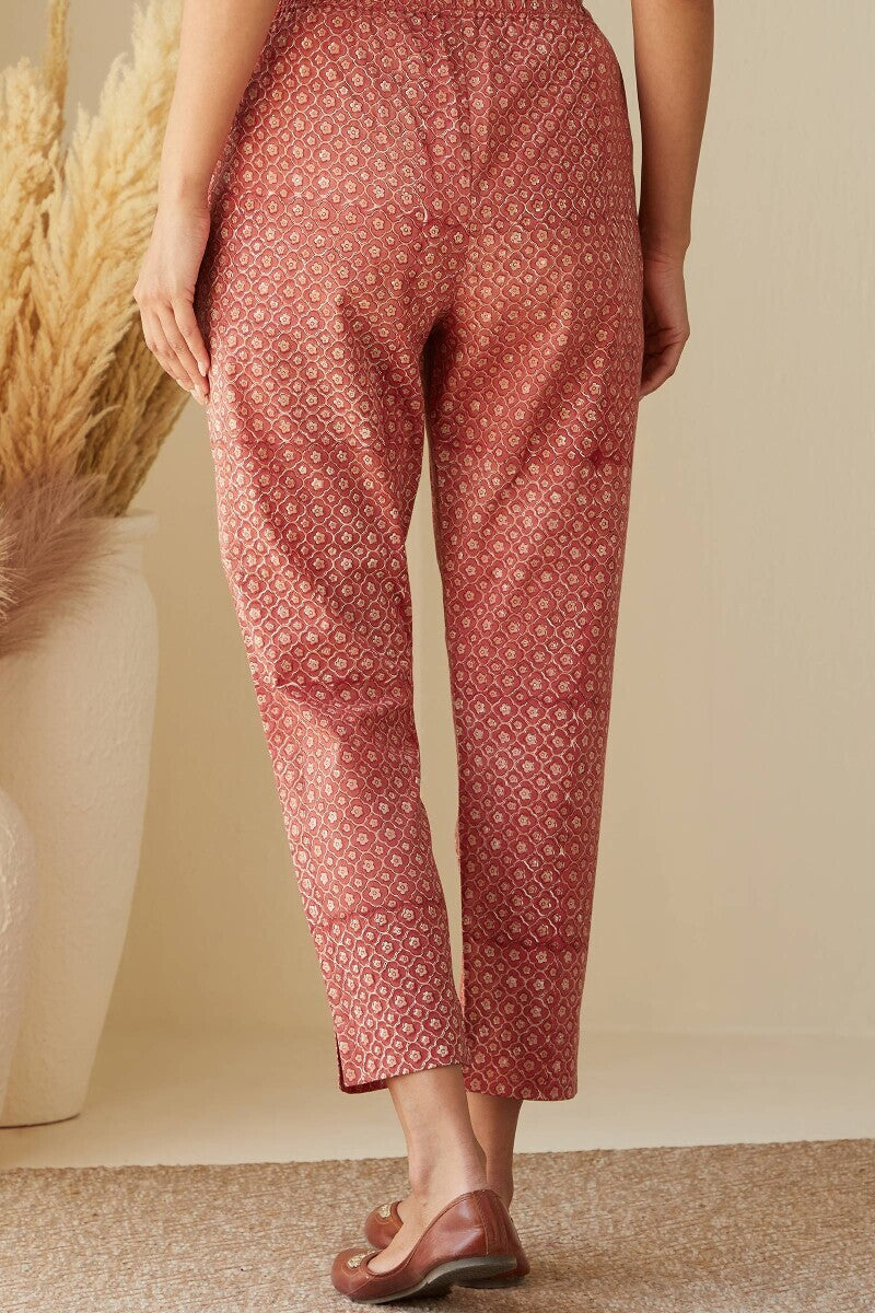 Mehnaz Jia Sanganeri Narrow Pants