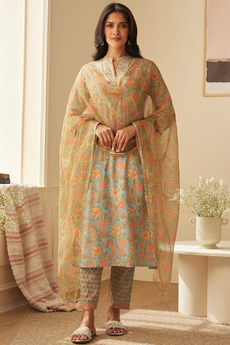 Rosheen Zaria Sanganeri Kurta