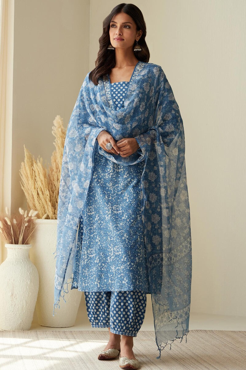 Sehra Maya Indigo Dupatta