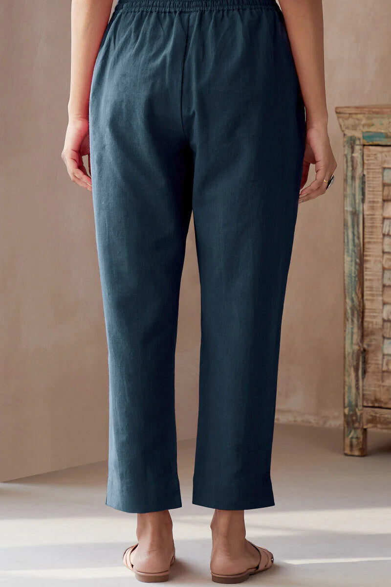 Surplus: Roza Seher Midnight Blue Narrow Pants
