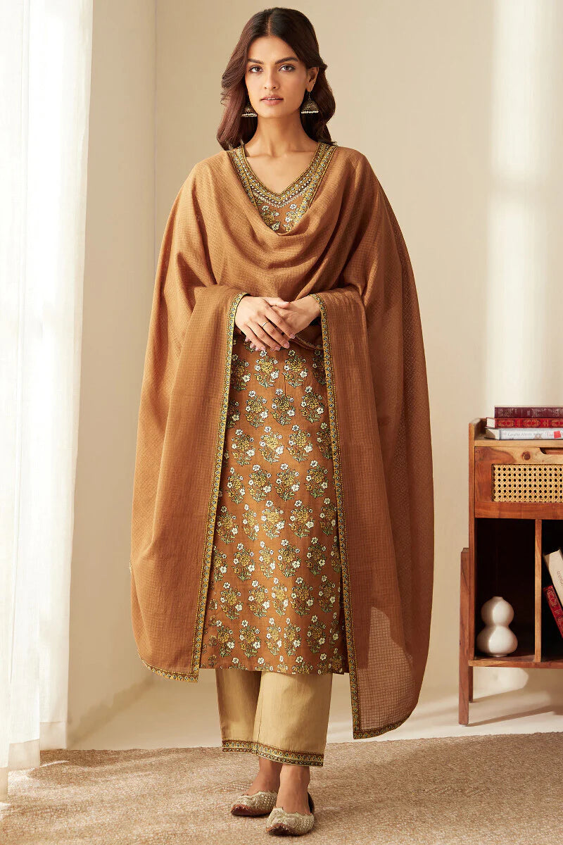 Gauhar Safira Sanganeri Kurta