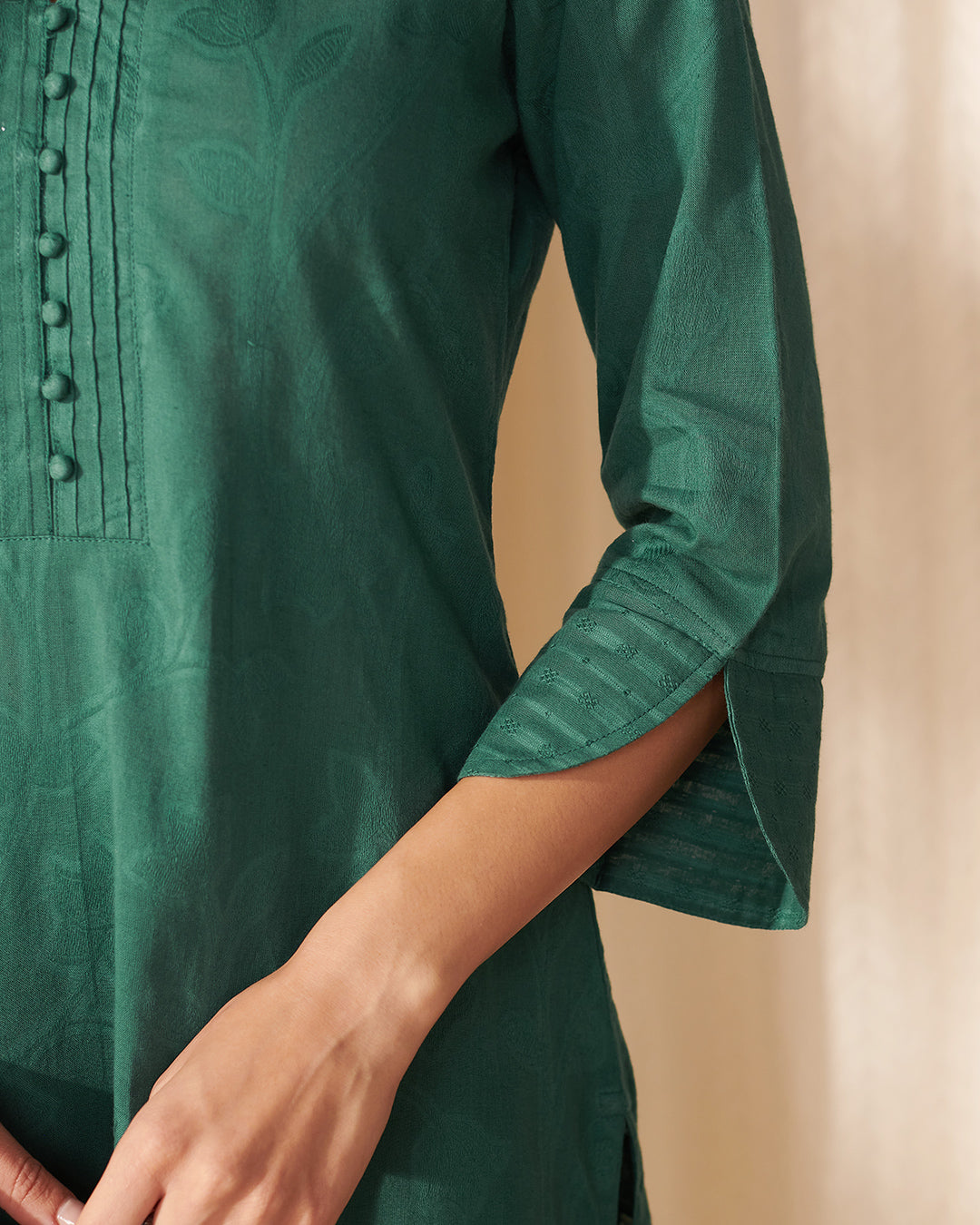 Roza Asfara Teal Green Kurta