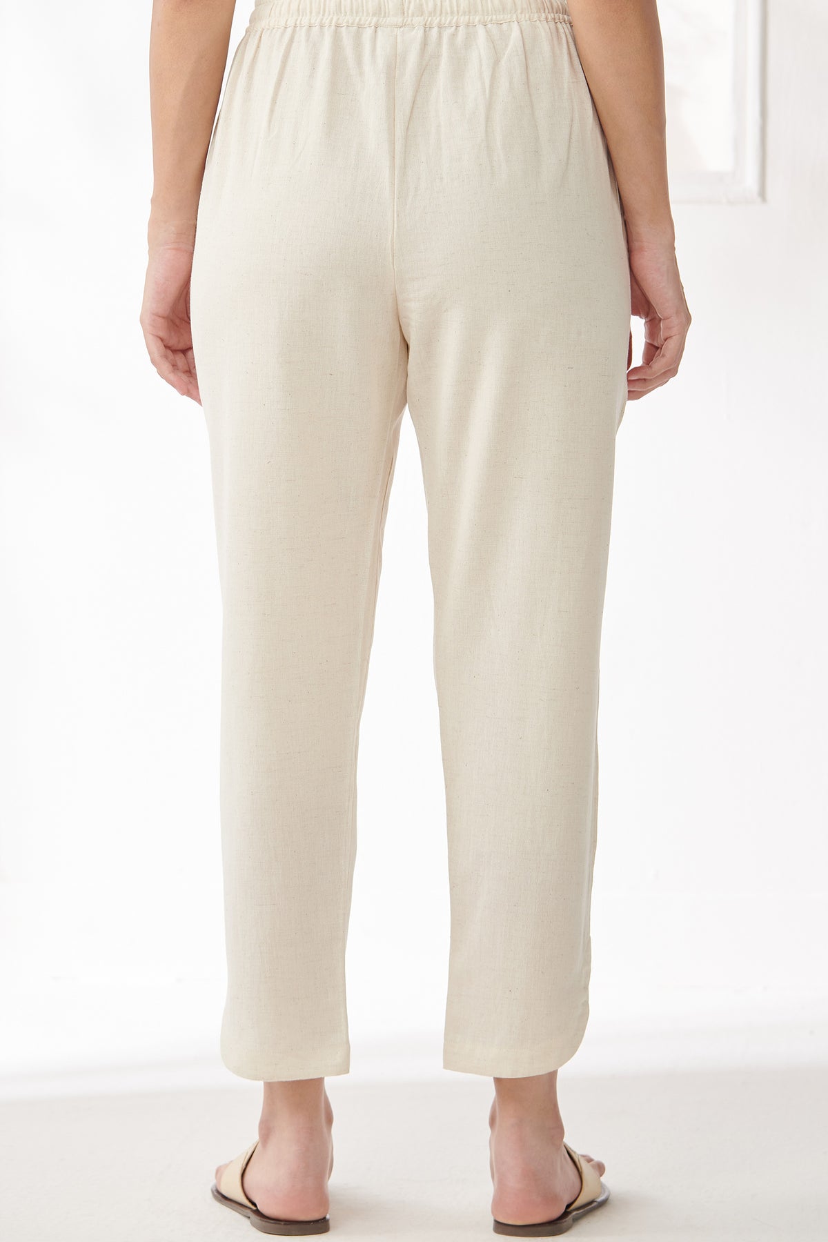 Surplus: Rangrez Samrina Off White Pants
