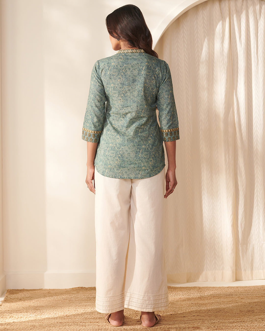 Rangrez Nasrin Blue Top