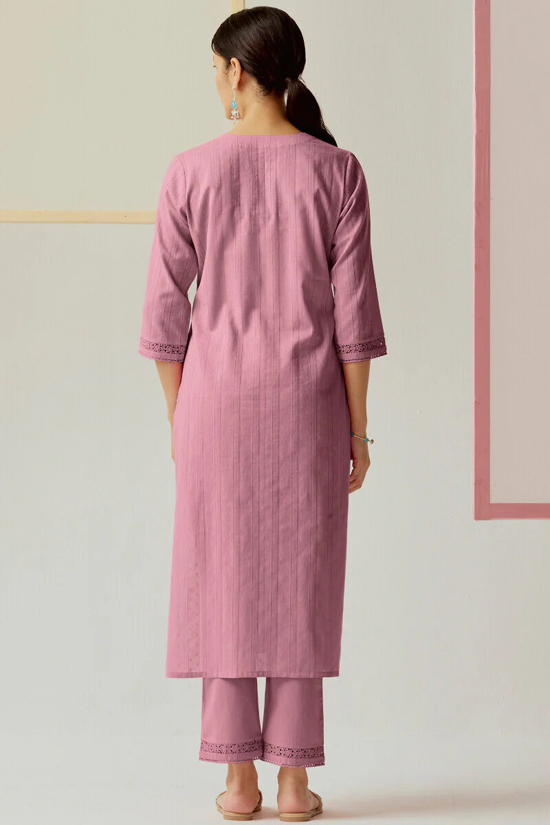 Surplus: Roza Sehr Mauve Kurta