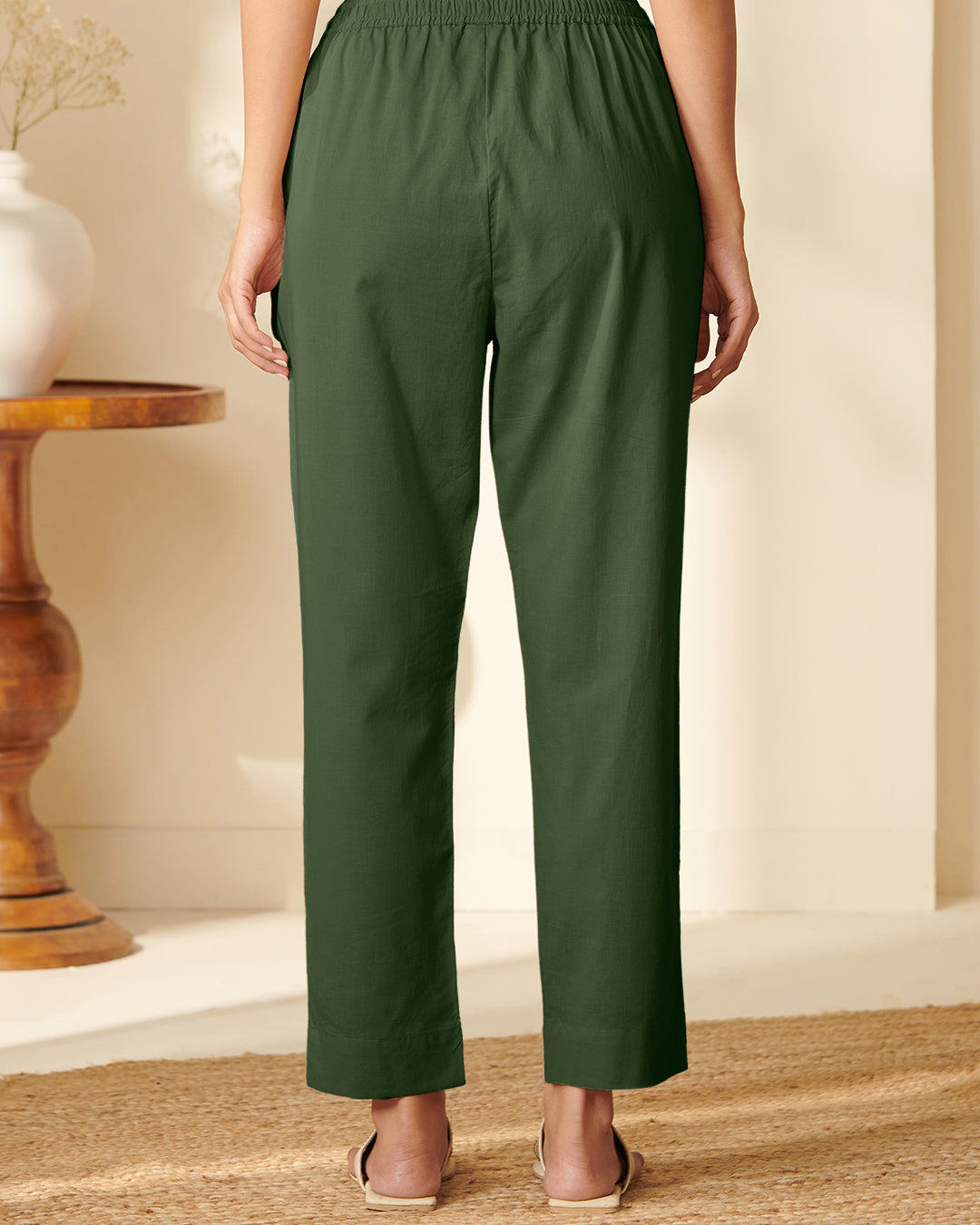 Roza Rosana Green Narrow Pants